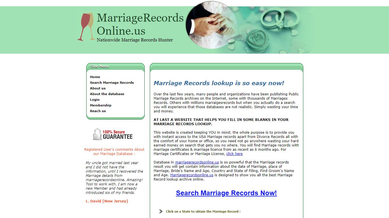 Ohio Marriage Records Search