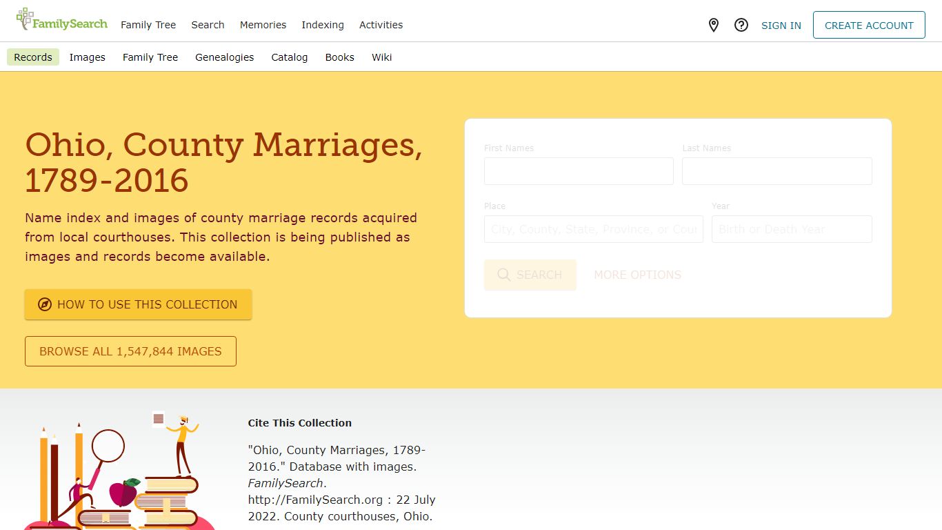 Ohio, County Marriages, 1789-2016 • FamilySearch